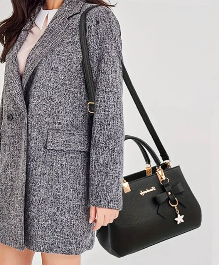 Sac Fourre-tout Classique avec Nœud et Bandoulière